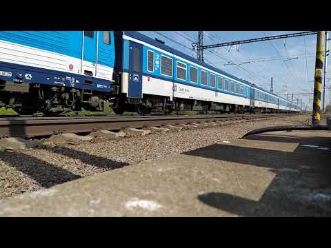 Průjezd Slováckého expresu u Poříčan