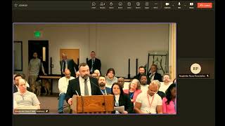 Testifying in the House Appropriations -  hearing at the North Dakota State penitentiary