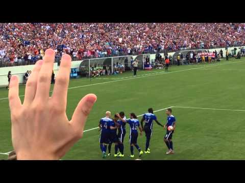 Guatemala own goal vs USMNT 7/3/15 Nashville
