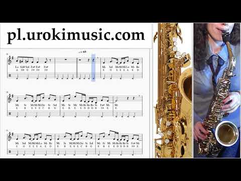 Nauka Gry Na Saksofonie (Tenorowy) Axel F - Crazy Frog Nuty Poradnik um-i463