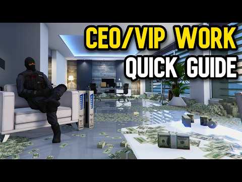 Gta 5 Online VIP Work Quick Guide