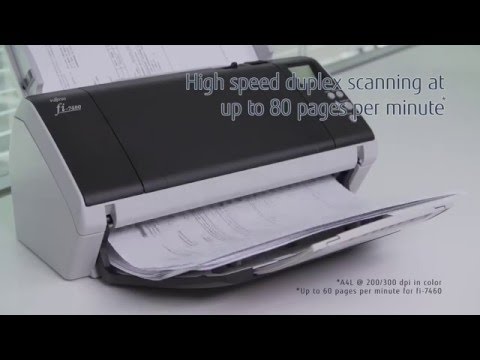 Fujitsu Fi 7480 Document Scanner