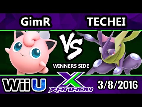 S@X 140 - VGBC | GimR (JigglyPuff) Vs. Techei (Greninja) SSB4 Tournament - Smash Wii U - Smash 4