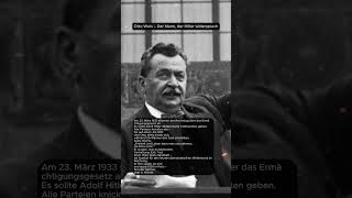Otto Wels – Der Mann, der Hitler widersprach