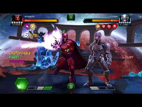 Magneto Buff Live 5/65 - Act 5 Ultron Boss - 13 Hits!?