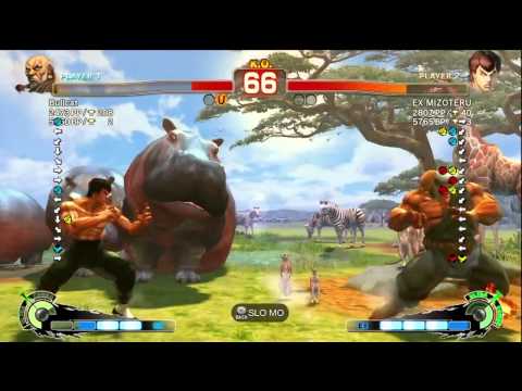 Super Street Fighter 4: Arcade Edition Bullcat (Gouken) vs EX MIZOTERU (Fei) - Ranked Match