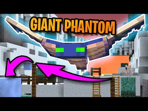 Minecraft: CAN WE OUTRUN THE GIANT PHANTOM?