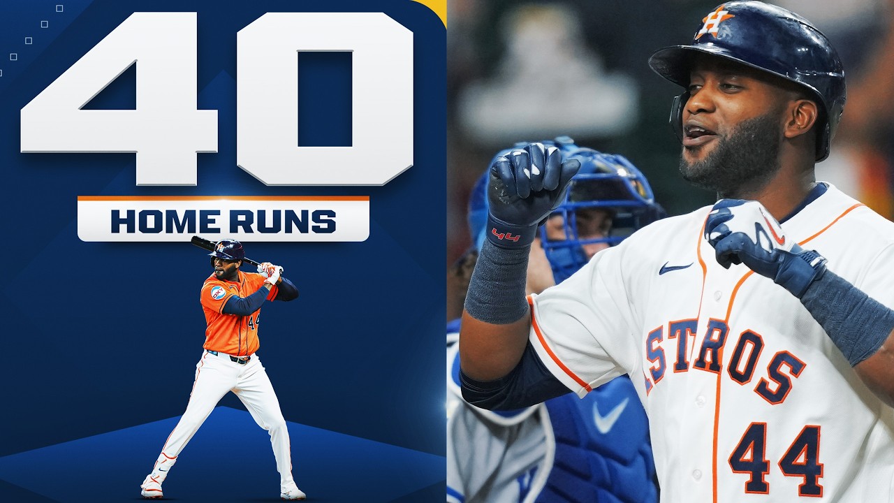Yordan Alvarez has his FIRST-EVER 40 HR season! (Homer WAY UP into the second deck) | MLB Highlights