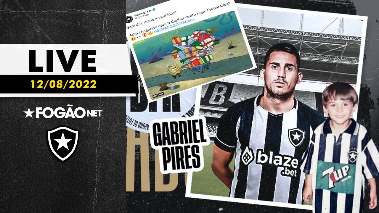 LIVE | Botafogo vive aniversário agitado; Gabriel Pires é o primeiro anunciado, e deve vir mais