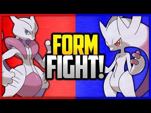 Mega Mewtwo X vs Mega Mewtwo Y | Pokémon Form Fight (Legendary)