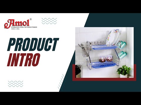 Rectangular stainless steel kitchen rack stand, size/dimensi...