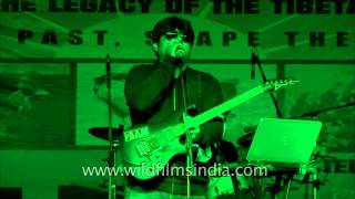 Rock on: Arjun the band performing at Free Tibet concert