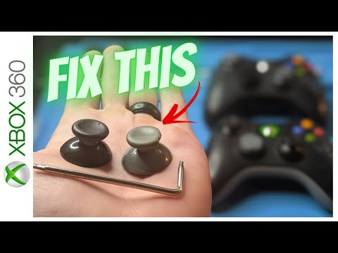 How to Fix Xbox 360 Joystick | Worn out xbox 360 Controller Thumbstick Replacement Tutorial