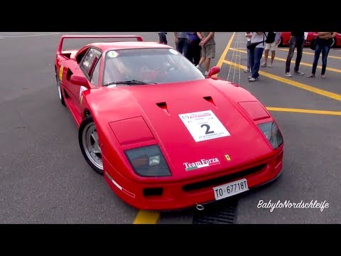 Ferrari F40 at Monza Circuit