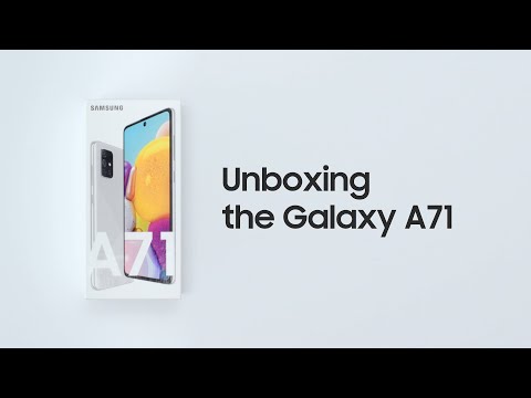 Unboxing the Galaxy A71 | Samsung