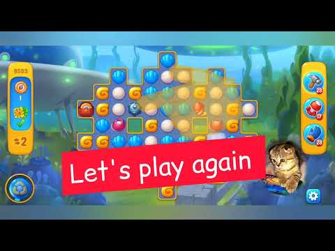 Fishdom 2022, no Boosters,  9593  level  -  прохождение без бустеров,  9593  уровень.