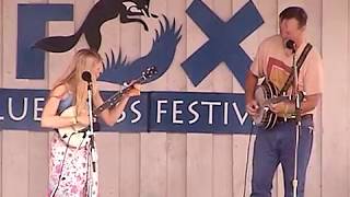 Danny Barnes and Adrienne Young 7/16/04 "Cluck Old Hen" Grey Fox Bluegrass Festival