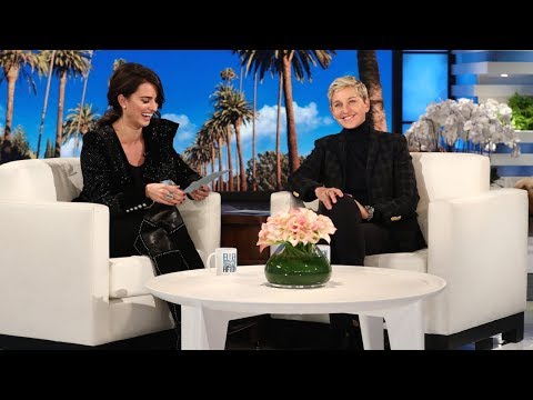 Penelope Cruz Tries to Teach Ellen Spanish