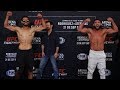 UFC Mexico City: Weigh-in Faceoffs