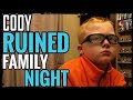 DaddyOFive CODY RUINED FAMILY NIGHT January 2 2017
