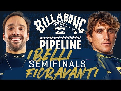 Caio Ibelli x Leonardo Fioravanti - Bateria 1, Semifinal | Billabong Pro Pipeline 2023