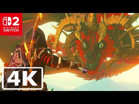The Legends of Zelda TOTK Switch 2 - Final Boss and Ending (4K60FPS)