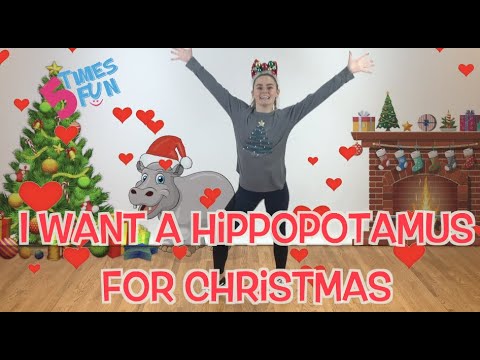 Fun Christmas Dance Choreography to I Want A Hippopotamus For Christmas