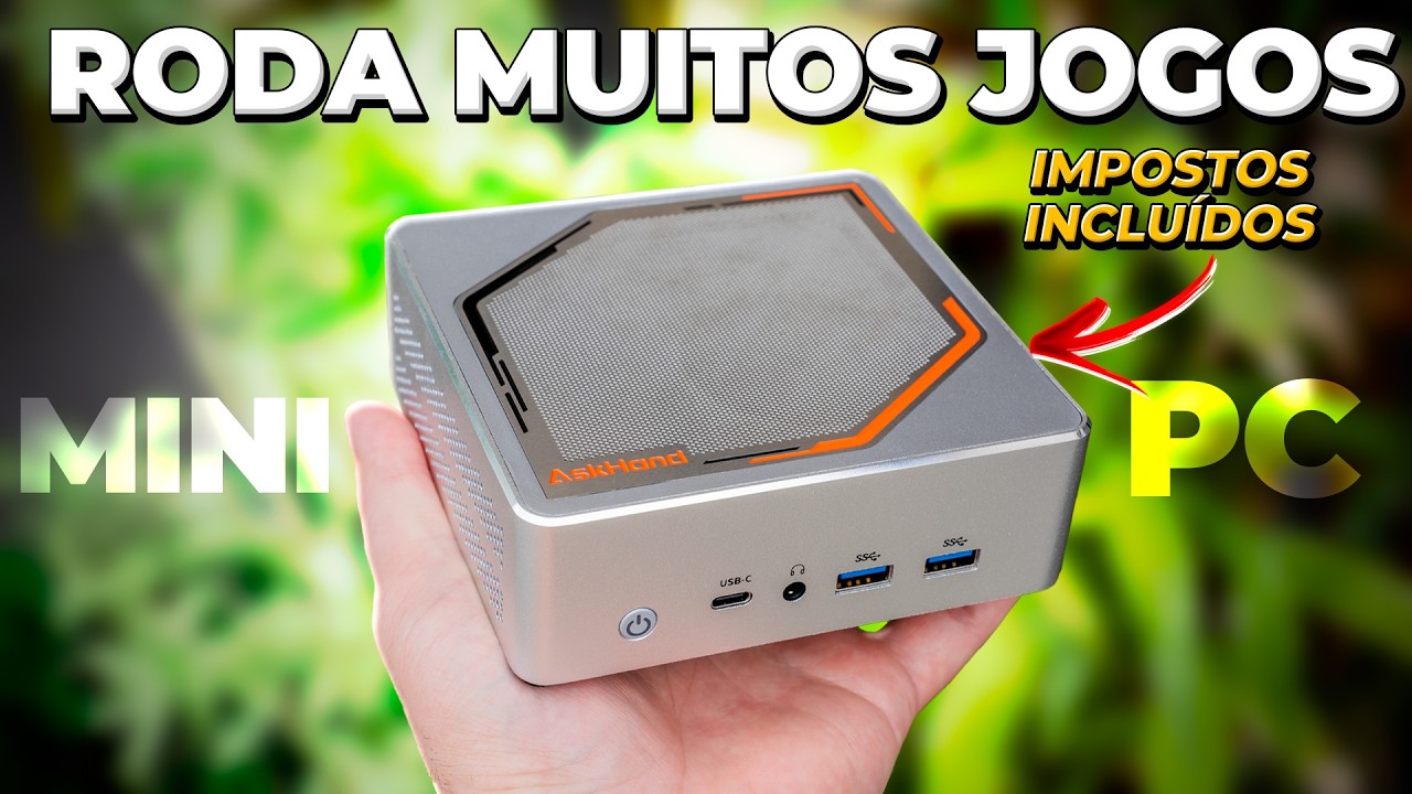 Mini PC que Faz Tudo! Roda Jogos e Trabalho Pesado - Ryzen 7, 32GB RAM e Impostos Incluídos