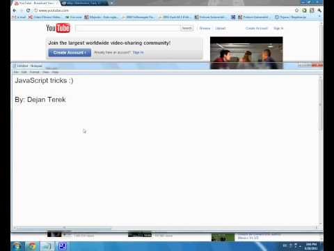 JavaScript tricks for hack and play