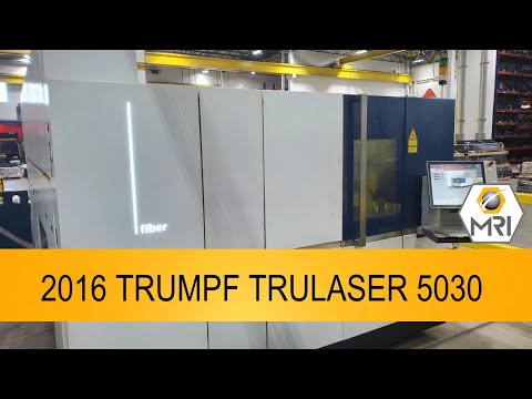 2016 TRUMPF TRULASER 5030 FIBER LASER