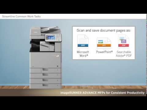 Canon imageRUNNER ADVANCE C3300 Series Overview