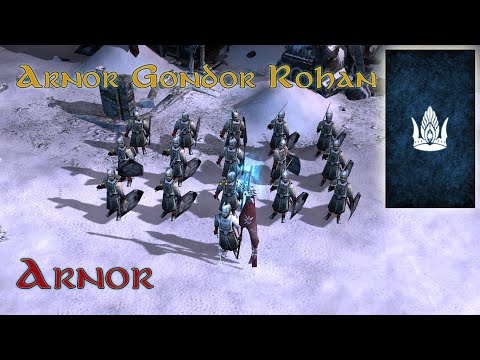 Arnor vs Angmar - Arnor Gondor Rohan Mod | 2.02 v9 | BFME II RotWK