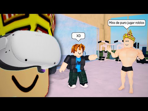 I'M GOING TO THE GYM IN VIRTUAL REALITY 🏋️‍♂️ (ROBLOX) @SATSHAJUEGA