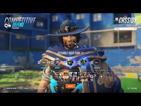 WHAT THE BEST CASSIDY LOOKS LIKE - IDDQD BUFF CASSIDY GAMEPLAY OVERWATCH 2 SEASON 3