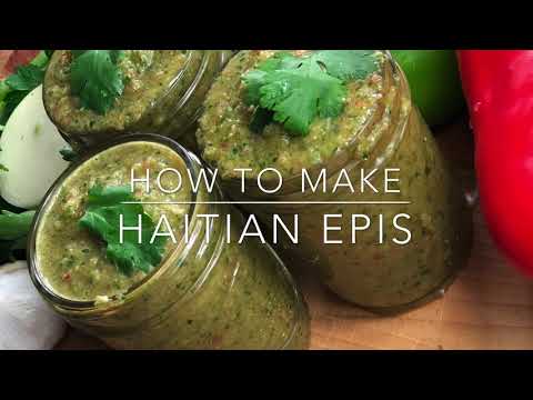 How To Make Haitian Spices/Epis