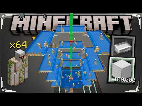 The BEST IRON FARM in 1.21, 100K PER HOUR! - Minecraft Survival Eternal