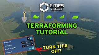 How To Use NEW Landscaping Tools In Cities 2 | Basics Tutorial