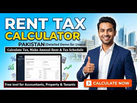 Withholding Tax on Payment of Rent Calculator Pakistan| Rent Tax Calculator Pakistan