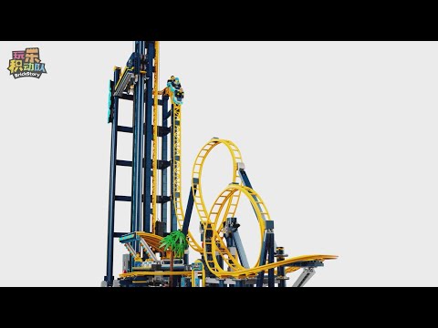 LEGO Icons 10303 Loop Coaster【Stop Motion Animation】