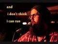 William Fitzsimmons - Please Don't Go (Lyrics on the Screen)