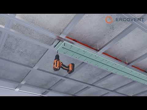How to install hidden air diffusers LINEO PRO? | ERGOVENT