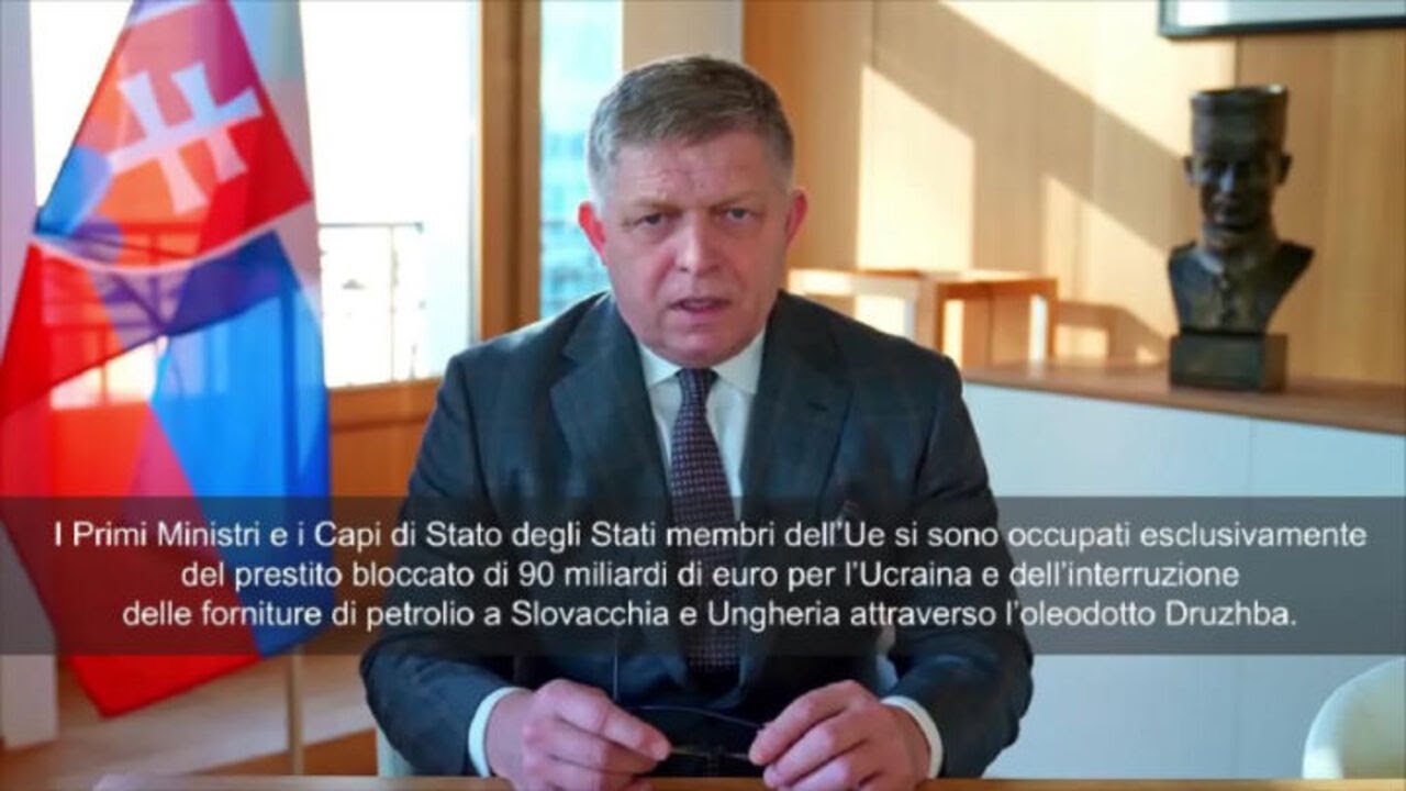 Il premier slovacco Fico a Bruxelles: No progressi su petrolio, Zelensky vuole rovesciare Orban