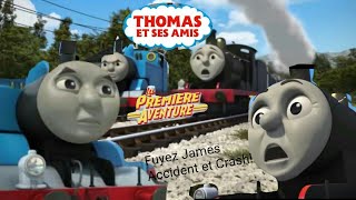 Fuyez James Accident ! Thomas Et Ses Amis | La Prémier Aventure ( TAB James Crash In Français)