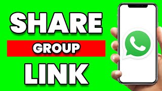 How To Share Whatsapp Group Link Without Admin - Share Group Link (Easy Way)