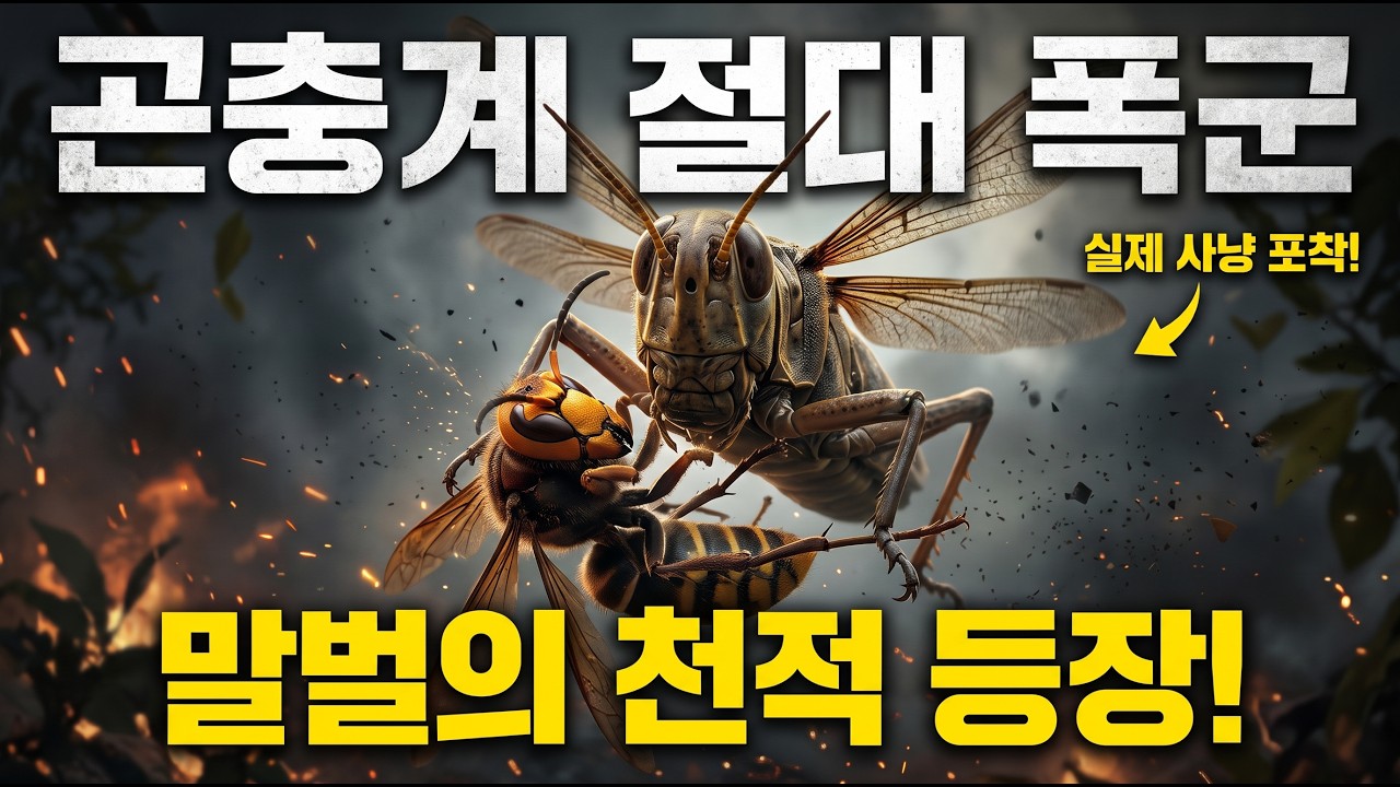🚨말벌의 천적 등장🚨 극강의 전투력으로 말벌을 사냥하는 괴물들 5선 💥#말벌#말벌천적#곤충계괴물#사기캐생물#자연의신비#장수말벌#약육강식#생태계최강자#곤충다큐 #야생의생존#곤충