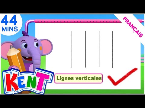 Kent the Elephant | Comment tracer des lignes ? | Tracez des lignes droites avec Kent | Bébé Kent