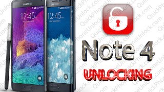 Unlocking Samsung Galaxy Note 4