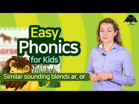 Easy Phonics 3 (Unit 9 Similar sounding blends ar, or) | Phonics for Kids | Alphabet | Learn to Read