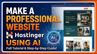 Make a Professional Website Using Hostinger AI (Easy Method)