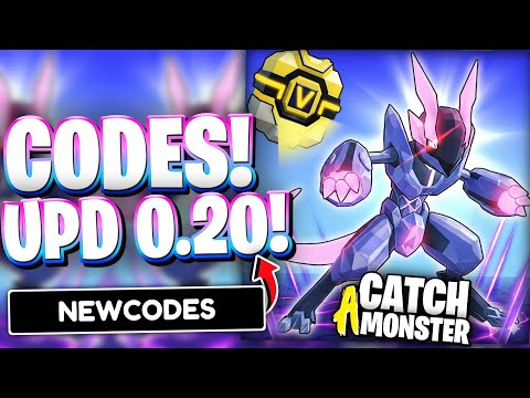 🌀UPDATE 0.20! LATEST WORKING UPDATE 0.20 CODES FOR CATCH A MONSTER! ROBLOX CATCH A MONSTER CODES